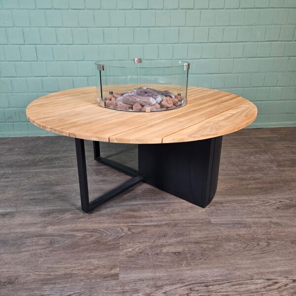 Cosi Fire-Lounge-Tafel Teak Ø 1,20 m - Afbeelding 4
