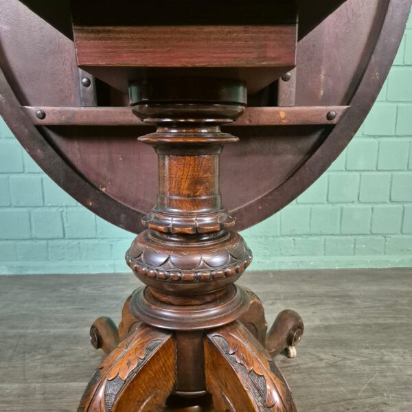 Eettafel Biedermeier 1860 Noten - Afbeelding 19