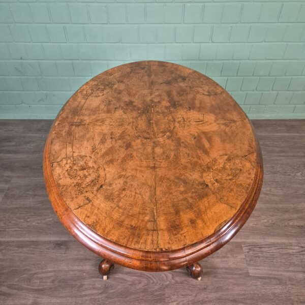 Eettafel Biedermeier 1860 Noten - Afbeelding 5