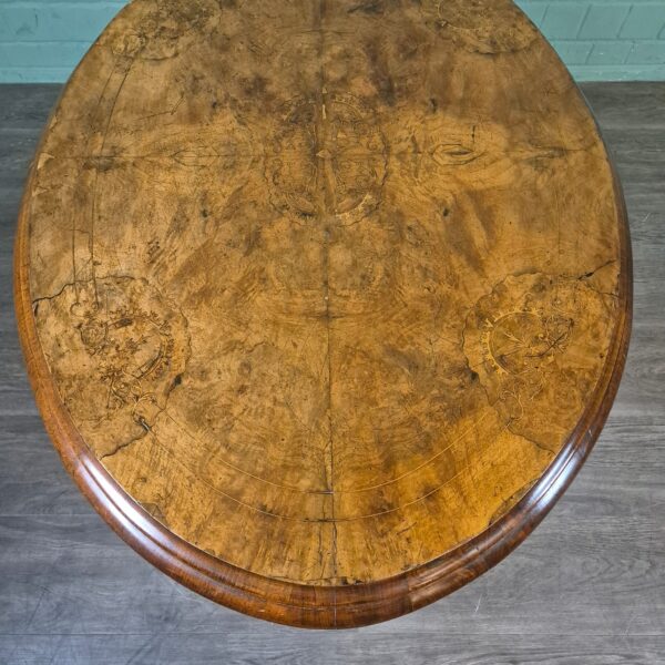 Eettafel Biedermeier 1860 Noten - Afbeelding 12