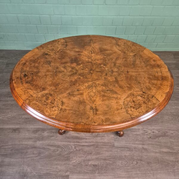 Eettafel Biedermeier 1860 Noten - Afbeelding 8