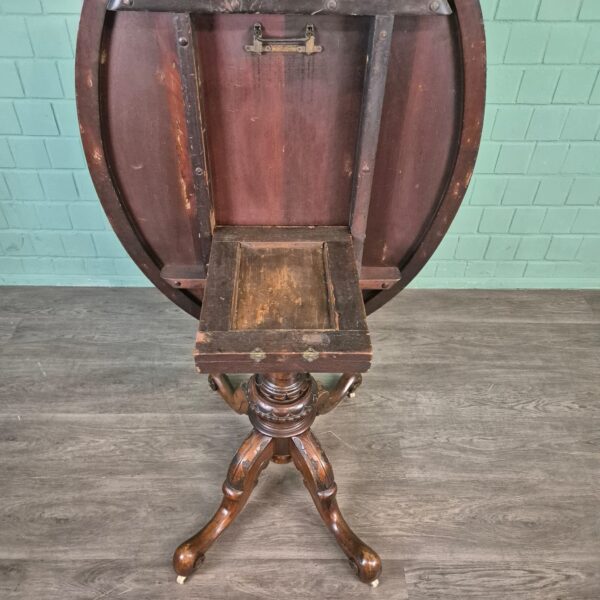 Eettafel Biedermeier 1860 Noten - Afbeelding 17