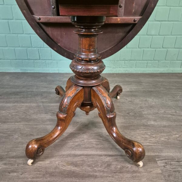 Eettafel Biedermeier 1860 Noten - Afbeelding 18