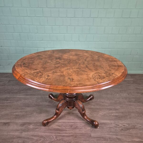 Eettafel Biedermeier 1860 Noten - Afbeelding 6