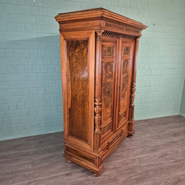 Kast Kledingkast Gründerzeit 1880 Noten - Afbeelding 4
