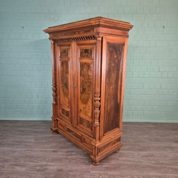 Kast Kledingkast Gründerzeit 1880 Noten - Afbeelding 5