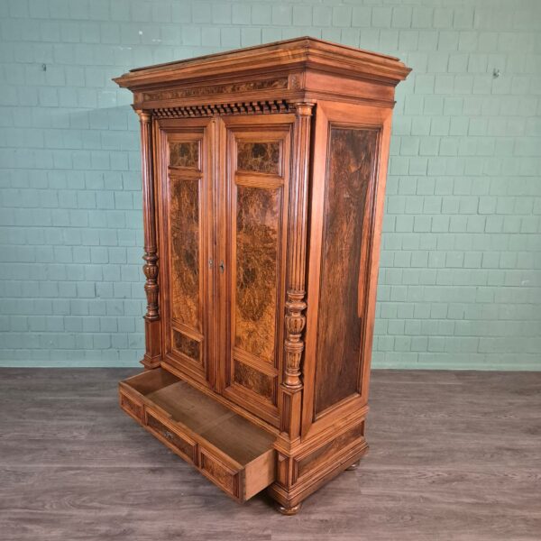 Kast Kledingkast Gründerzeit 1880 Noten - Afbeelding 18