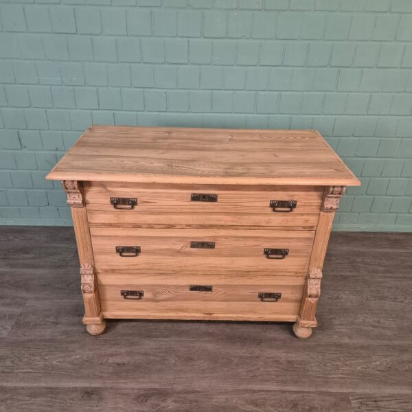 Commode Gründerzeit 1880 Grenen - Afbeelding 3