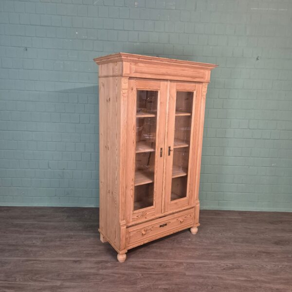 Vitrine Boekenkast Jugendstil 1900 Grenen