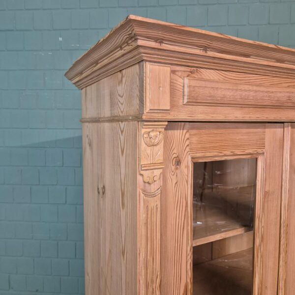 Vitrine Boekenkast Jugendstil 1900 Grenen - Afbeelding 5