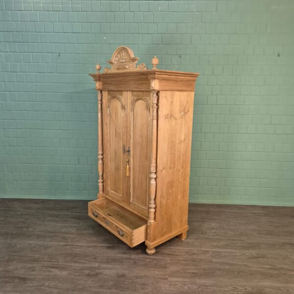 Kledingkast Kast Gründerzeit 1880 Grenen - Afbeelding 14