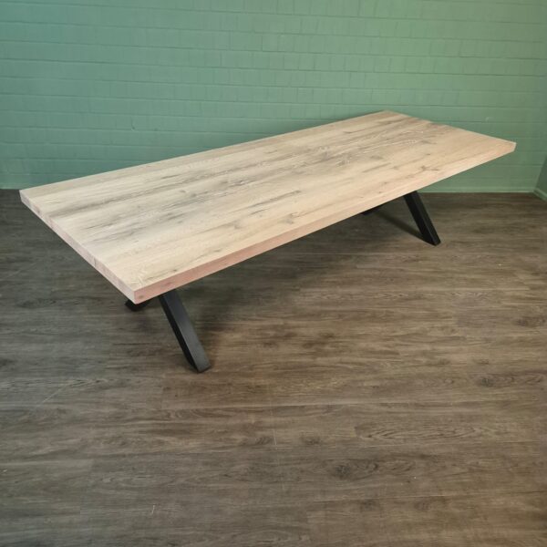 Eettafel Eiken 3,00 m x 1,10 m - Afbeelding 3