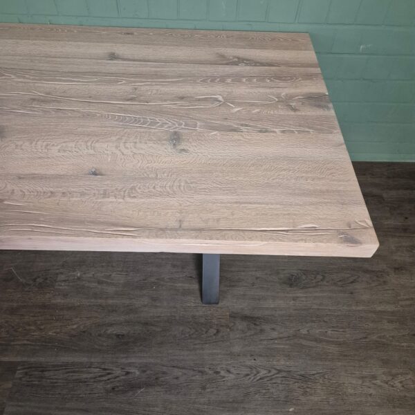 Eettafel Eiken 3,00 m x 1,10 m - Afbeelding 14
