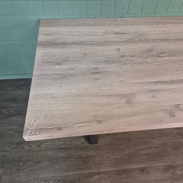 Eettafel Eiken 3,00 m x 1,10 m - Afbeelding 11