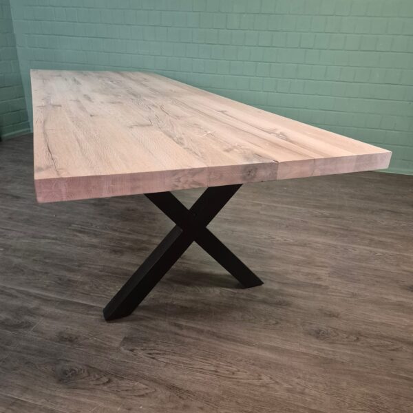 Eettafel Eiken 3,00 m x 1,10 m - Afbeelding 6