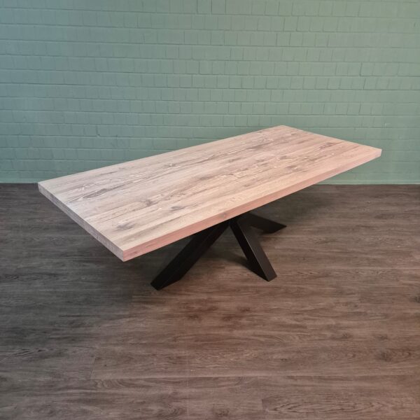 Eettafel Eiken 2,40 m x 1,01 m - Afbeelding 3