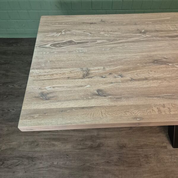 Eettafel Eiken 2,40 m x 1,01 m - Afbeelding 7