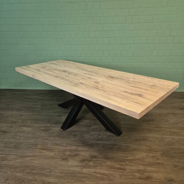 Eettafel Eiken 2,40 m x 1,01 m - Afbeelding 5