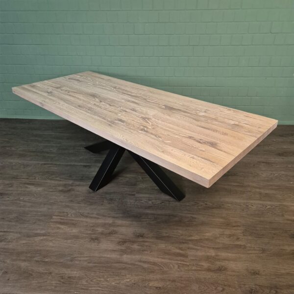 Eettafel Eiken 2,40 m x 1,01 m - Afbeelding 6