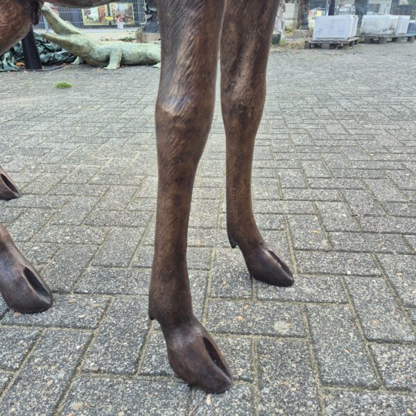 Beeld Tuinbeeld Hert Brons 2,30 m - Afbeelding 8
