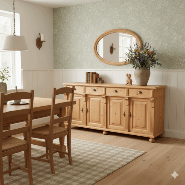 Dressoir Sideboard Grenen1,87 m - Afbeelding 2