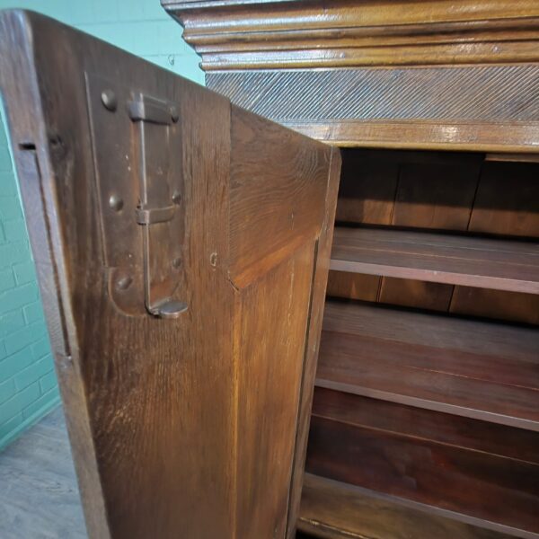 Kledingkast Kast Biedermeier 1830 Eiken - Afbeelding 15