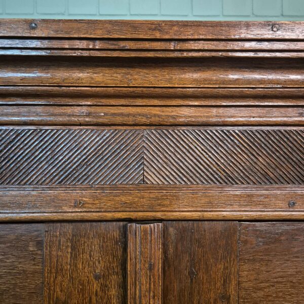 Kledingkast Kast Biedermeier 1830 Eiken - Afbeelding 12