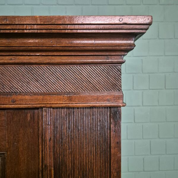 Kledingkast Kast Biedermeier 1830 Eiken - Afbeelding 11
