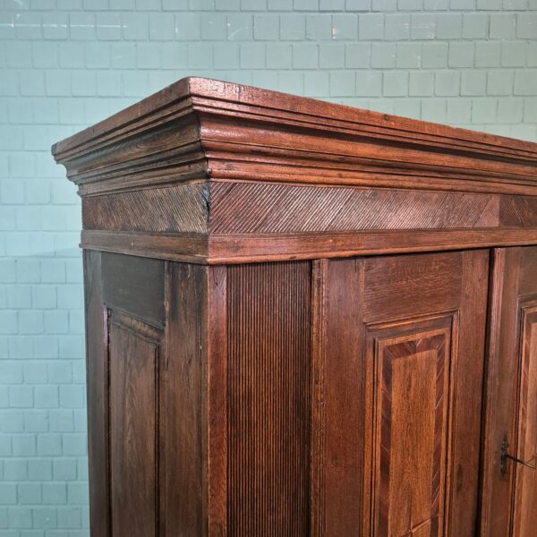Kledingkast Kast Biedermeier 1830 Eiken - Afbeelding 5