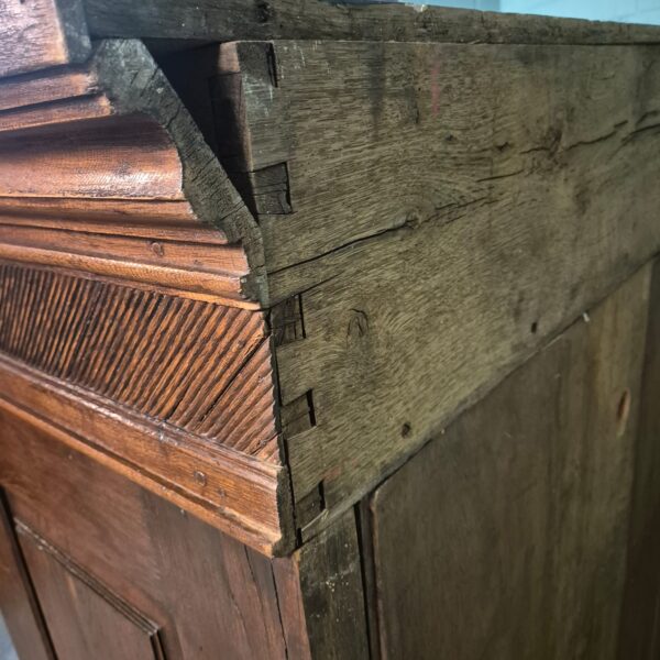Kledingkast Kast Biedermeier 1830 Eiken - Afbeelding 17