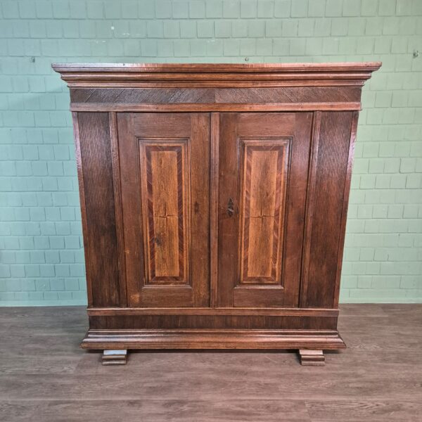Kledingkast Kast Biedermeier 1830 Eiken - Afbeelding 3