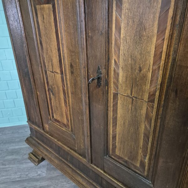 Kledingkast Kast Biedermeier 1830 Eiken - Afbeelding 8