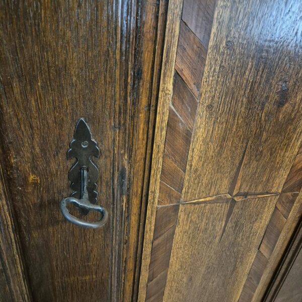 Kledingkast Kast Biedermeier 1830 Eiken - Afbeelding 13