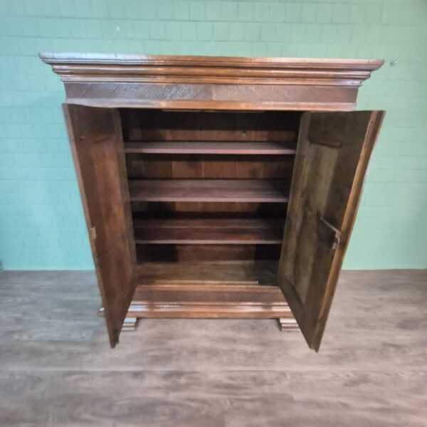 Kledingkast Kast Biedermeier 1830 Eiken - Afbeelding 14