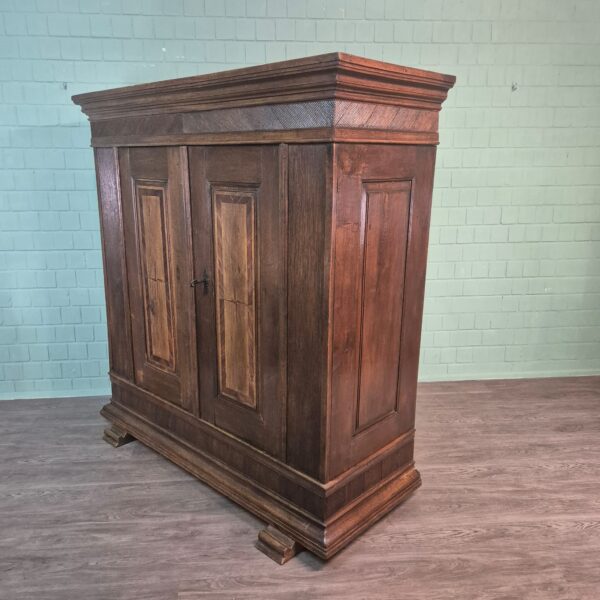 Kledingkast Kast Biedermeier 1830 Eiken - Afbeelding 4