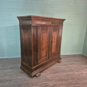 Kledingkast Kast Biedermeier 1830 Eiken