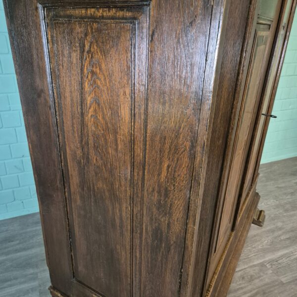 Kledingkast Kast Biedermeier 1830 Eiken - Afbeelding 6