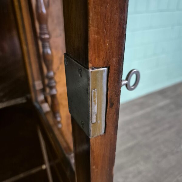 Hoekkast Biedermeier 1850 Noten - Afbeelding 16