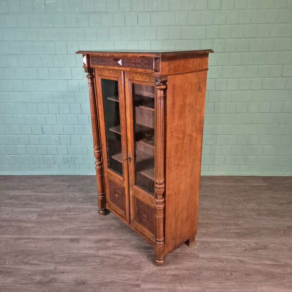 Boekenkast Vitrine Gründerzeit 1880 Noten - Afbeelding 4