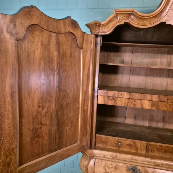 Kast Kabinetkast Barok 1800 Noten - Afbeelding 20