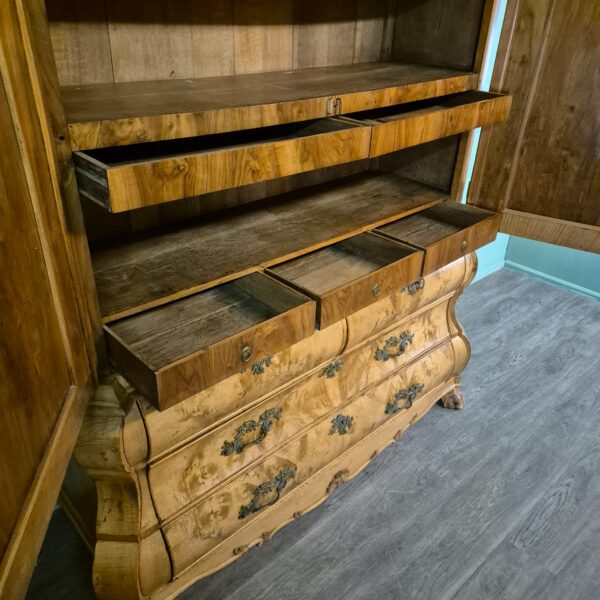 Kast Kabinetkast Barok 1800 Noten - Afbeelding 22
