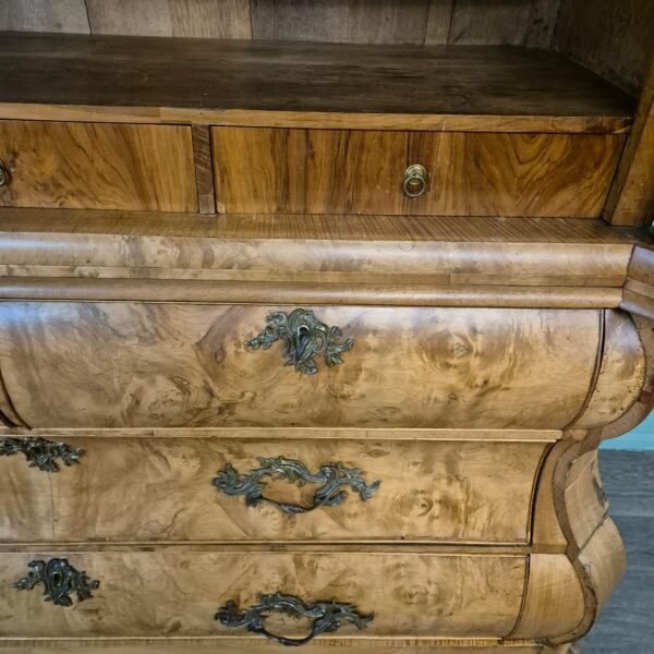 Kast Kabinetkast Barok 1800 Noten - Afbeelding 23