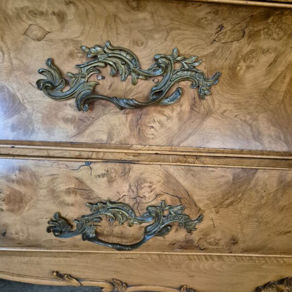 Kast Kabinetkast Barok 1800 Noten - Afbeelding 8