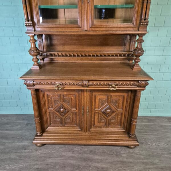 Buffetkast Kast Gründerzeit 1880 Eiken - Afbeelding 10