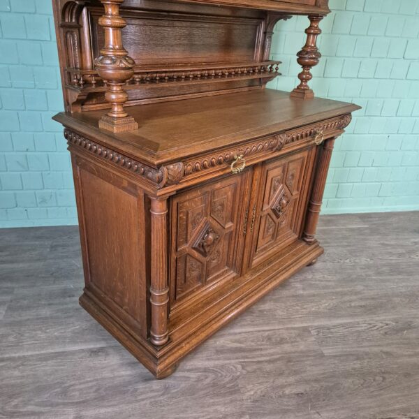 Buffetkast Kast Gründerzeit 1880 Eiken - Afbeelding 5