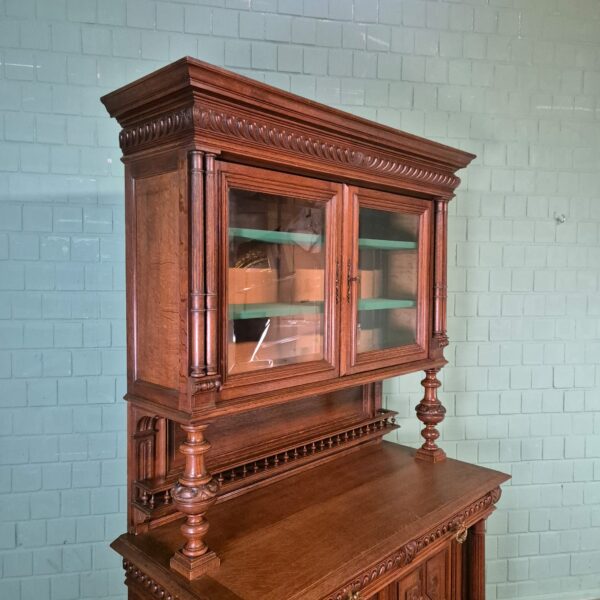 Buffetkast Kast Gründerzeit 1880 Eiken - Afbeelding 4