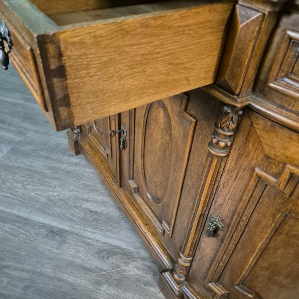 Dressoir Gründerzeit 1880 Eiken - Afbeelding 11