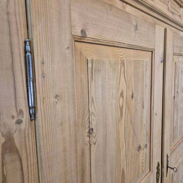 Kast Kledingkast Biedermeier 1850 Grenen - Afbeelding 7