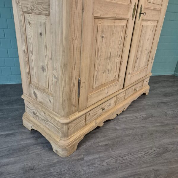 Kast Kledingkast Biedermeier 1850 Grenen - Afbeelding 8