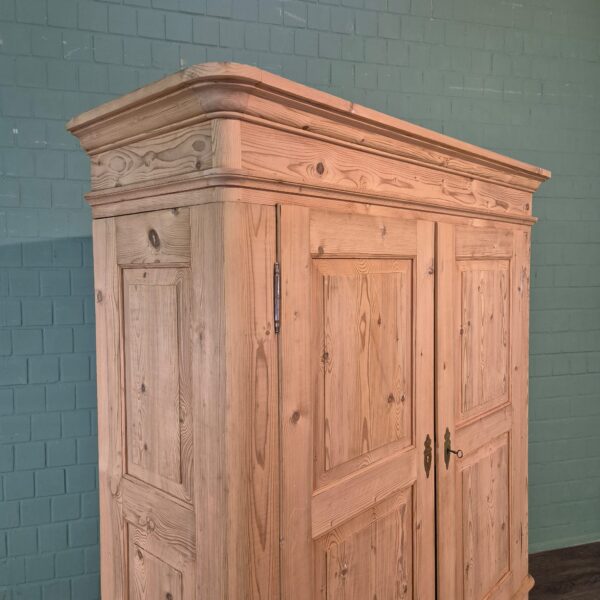 Kast Kledingkast Biedermeier 1850 Grenen - Afbeelding 5